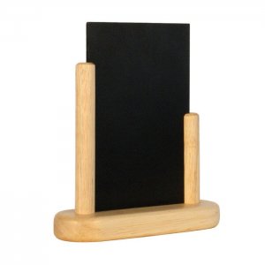 Stolní tabule v rámu, černé PVC, 15 x 10 cm Contacto