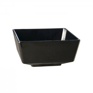 APS miska FLOAT, melamin, černá, 4,7 l, 25 x 25 cm, v. 12 cm