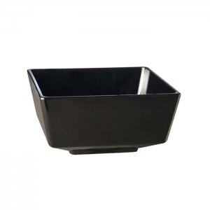 APS miska FLOAT, melamin, černá, 0,5 l, 12,5 x 12,5 cm, v. 6 cm