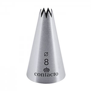 Contacto špička zdobicí pr.8 mm hvězda
