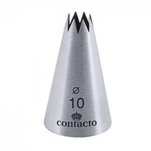 Contacto špička zdobicí pr.10 mm hvězda