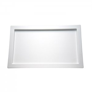 APS podnos GN 1/1, FRAMES, melamin, bílá, 53 x 32,5 cm, v. 2 cm