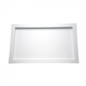 APS podnos GN 1/3, FRAMES, melamin, bílá, 32,5 x 17,6 cm, v. 2 cm