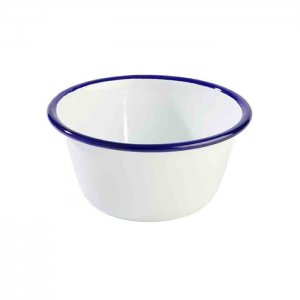 miska Enamelware pr.13cm, 0.5l, modrobílá smalt APS