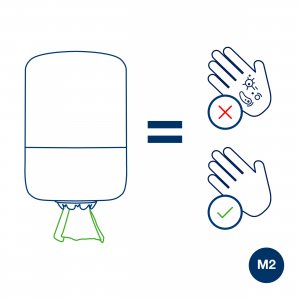 Tork Zásobník na role se středovým odvíjením, M2, černý