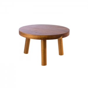 APS stojan bufetový akáciové dřevo, pr. 25 cm, v. 15 cm