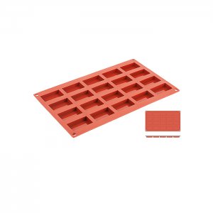 Contacto forma pečící 4,9x2,6 cm silikon Flachbarren