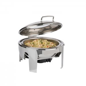 APS chafing dish Easy Induction kulatý, 46x50x30 cm nerez