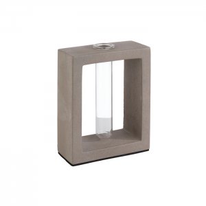 váza ELEMENT 10 x 4.5cm, se skleněnou vložkou (2ks) APS