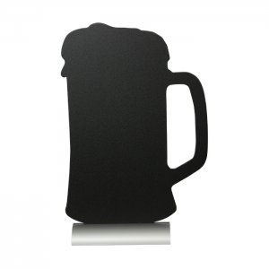 Securit Popisovací tabulka stolní BEER 34 x 22 x 6cm s popisovačem