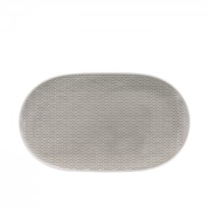 Bauscher Scope glow gray podnos ovál coup 23 cm relief