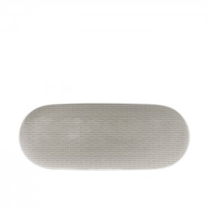 Bauscher Scope glow gray podnos ovál coup 46 cm relief