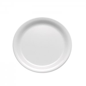 APS talíř CASUAL, melamin, bílá, pr. 22,5 cm, v. 2,5 cm