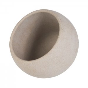 APS miska MOON, 3 ks, melamin, šedá, pr. 8 cm, v. 7,5 cm, 0,05 l, vč.  3 ks dřevěná lžíce