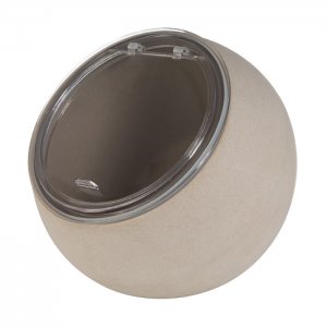 koule bufetová MOON šedá, 19 cm, 0,8 l, melamin + víčko APS