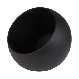 APS miska MOON, melamin, černá, pr. 19 cm, v. 17,5 cm, 0,8 l, vč.  víčka