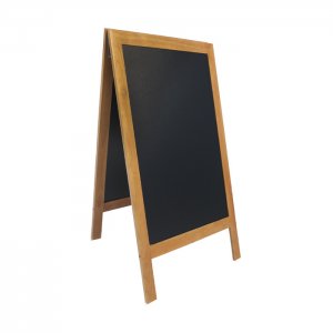 Securit Popisovací tabule nabídková DELUXE SANDWICH 120 x 70 cm, barva dub
