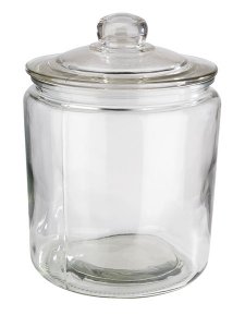 sklenice se skleněným víkem 4 l APS