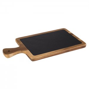 prkno 26x18x2 dřevo + břidlice APS