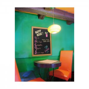 Securit Popisovací tabule nástěnná UNIVERSAL 70 x 90 cm, barva dub