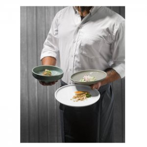 Schönwald Shiro Glaze talíř hluboký kulatý coup strukturovaný STEAM 21 cm