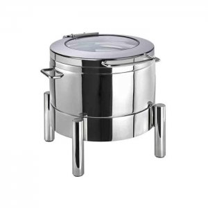 APS chafing dish PREMIUM, kulatý, nerez, 44 x 48 cm, v. 39 cm