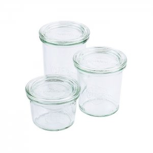 Contacto sklenice na marmeládu zavařovací, 370ml, 6 ks