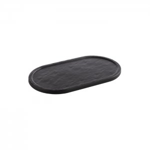 APS Melaminový podnos SLATE 28 x 15,5 cm, černý