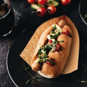 Sáčky HOT DOG, papírové hnědé, 10 x 19 cm, 500 ks