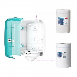 Tork zásobník Reflex MINI tyrkys pro 1 i 2vr. role M3