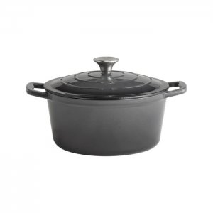 Hrnec s poklicí 5 STARS, pečící, průměr 25 cm, 4 l, šedý APS