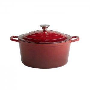 Hrnec s poklicí 5 STARS, 28 x 28 cm, 6l, červený APS