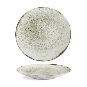 G. Benedikt Mělký talíř coup ISABELLE, 30 cm, dekor Rustic green