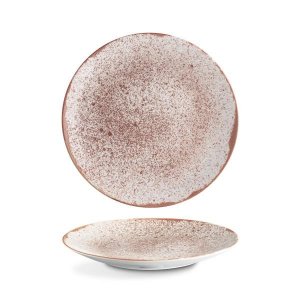 Isabelle K0026 talíř mělký coup 27 cm, dekor Rustic red
