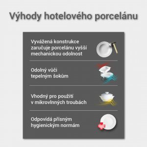 G. Benedikt Porcelánová miska OPTIMO 13 cm, nízká