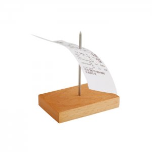 APS bodec na účtenky, 9x5,5 cm, v. 10,5 cm, dřevo/plast