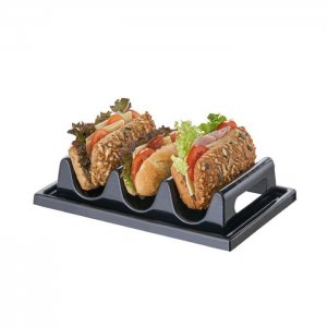 APS Držák na bagety, 3 přihrádky, 33 x 19,5 cm, plast