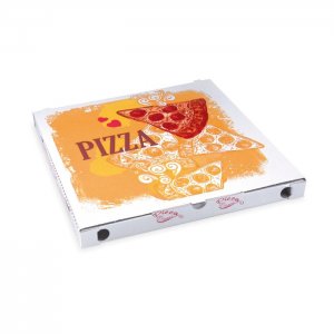 krabice na pizzu 34,5x34,5x3cm 100 ks /vlnitá lepenka