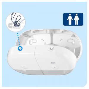 Tork Zásobník na toaletní papír SmartOne Twin mini T9, bílý