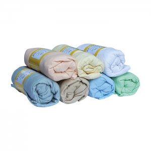 Prostěradlo JERSEY COMFORT,  90 x 200 x 22 cm, béžové, s gumou, 180g/m2, 100% bavlna