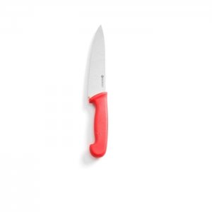 nůž HACCP kuchařský 18 cm červený
