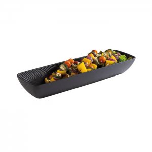 APS Melaminová mísa NERO GN 2/4, 53 x 16,2 x 8 cm, černá