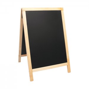 Securit Popisovací tabule nabídková DELUXE DUPLO, 85 x 55cm, barva buk