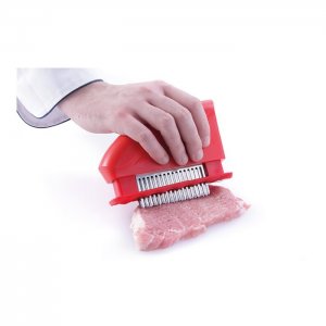 tenderizér 3 řadý 51 bodců červený