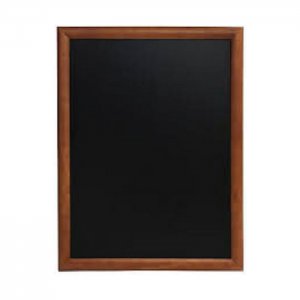 Securit Popisovací tabule nástěnná UNIVERSAL 60 x 80 cm, tmavě hnědá