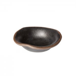 APS miska MARONE, melamin, černá, pr. 11,5 cm, v. 3 cm, 0,04 l