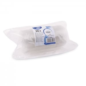 víčko s křížovým otvorem 50ks pro plast kelímky pr.78mm (rPET)