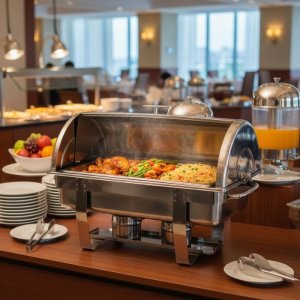 SVING Chafing dish Swiss Rolltop GN 1/1, 9 l.