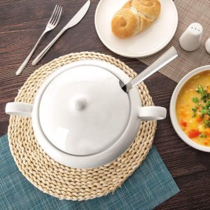 Porcelánová mísa na polévku, s poklicí, 3,2 l