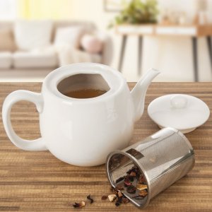 konvička 0.74 l porcelán, nerez filtr